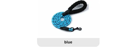 Pet Reflective Leash Nylon Round Leash Explosionproof Punch Leash Dog Walking Round Leash Without Strangulation