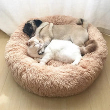 Cozy Plush Round Pet Bed