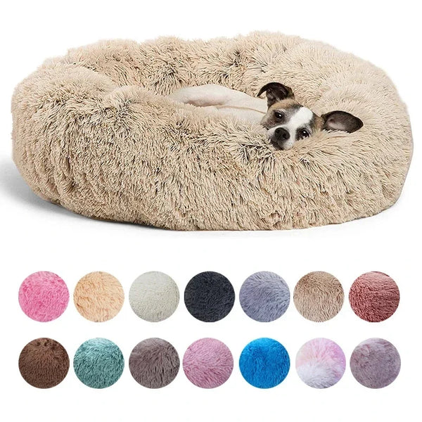 Cozy Plush Round Pet Bed