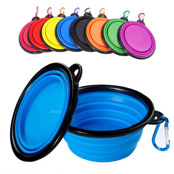 Compact Foldable Pet Travel Bowl