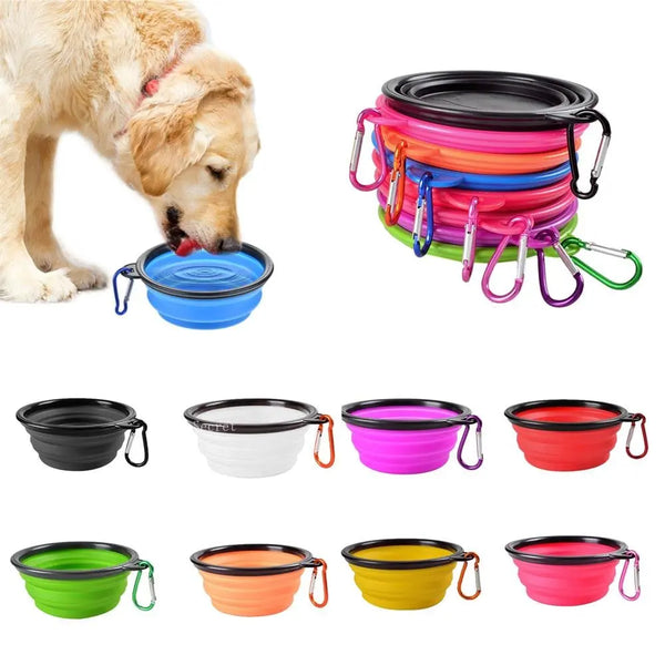 Compact Foldable Pet Travel Bowl